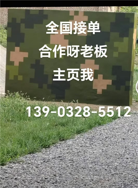 大足专业迷彩漆施工：围墙防护数码漆